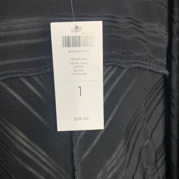 NWT! Travelers Chico’s Black Cardigan - Picture 2 of 6